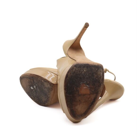 Jimmy Choo Vita Slingback Peep Toe Pumps Size 40.5 - Picture 6 of 12